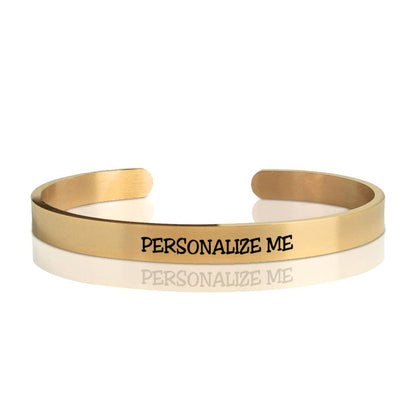 Personalized Cuff Bangle - 30% OFF