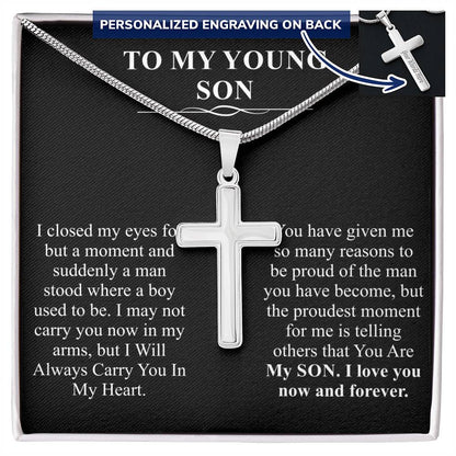 to my young son with engraving