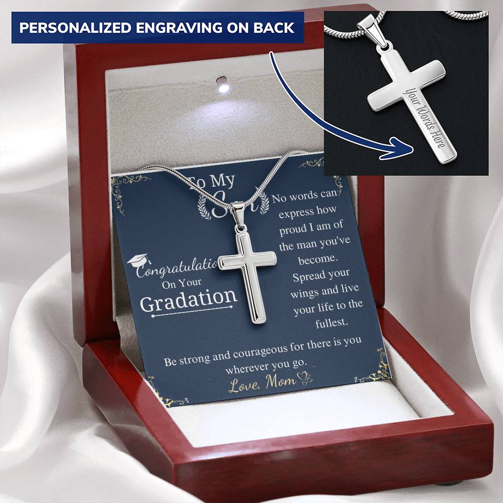 Graduation Gifts for Him, Personalized Graduation Gift for Son, College Graduation Gifts for Him, High School Graduation Gifts for Him w/engraving