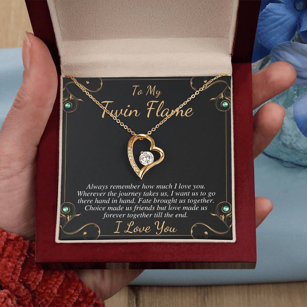 Gift For Meaningful Twin Flame Heart Necklace, Gift for Wife, Twin Flame Jewelry, Twin Flame Gift, To My Twin Flame, Christmas Gift for Her Princess Mani xxxxxxx