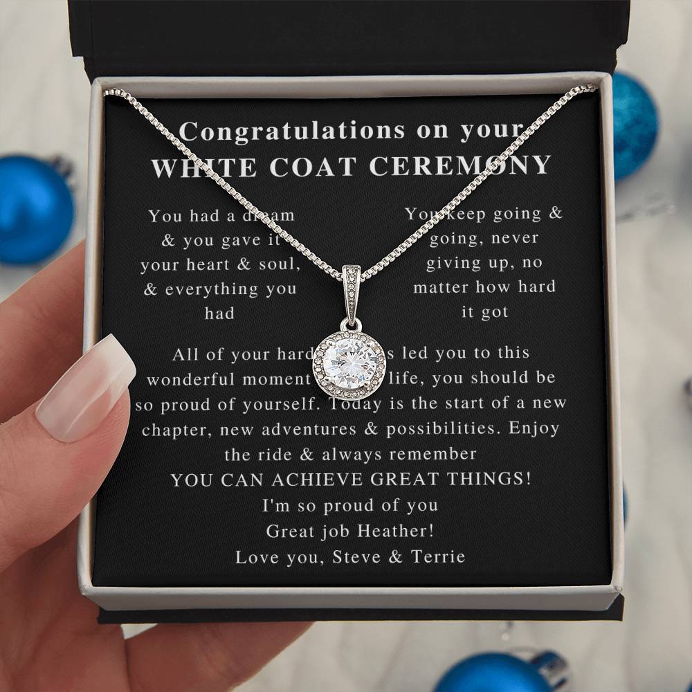 white coat charm ,Beautiful White Coat Ceremony, Best White Coat Ceremony, Best Necklace, Beautiful Jewelry, Beautiful Necklace, Gifts  Heather