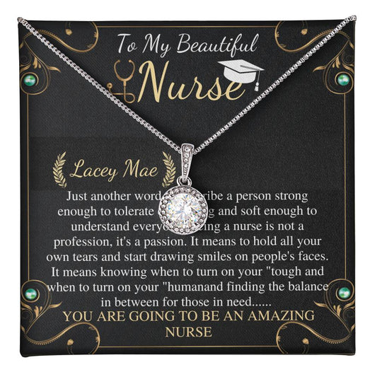 Personalized Graduation Gift for Nurse, New Nurse Gift, Nursing Graduation Gift Necklace, Nurse Gift for Graduation, Christmas Gift for Her Lacey Mae