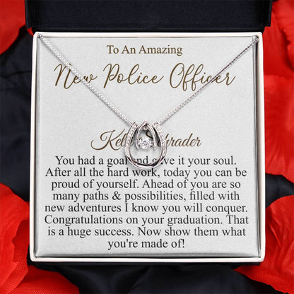 Police Academy Graduation Gifts, Necklace Graduation Gift, Graduate Gift For Daughter, Necklace Gift For Graduate, Police Graduation Gift Kelli Schrader