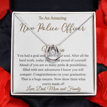 Police Academy Graduation Gifts, Necklace Graduation Gift, Graduate Gift For Daughter, Necklace Gift For Graduate, Police Graduation Gift Marissa