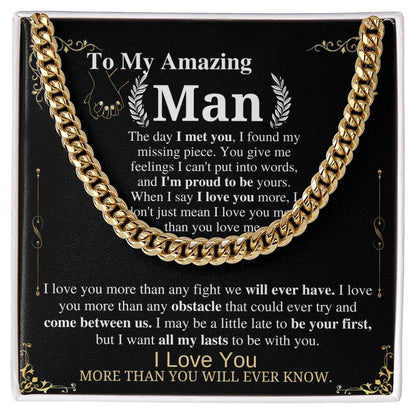 to my amazing man chain 2