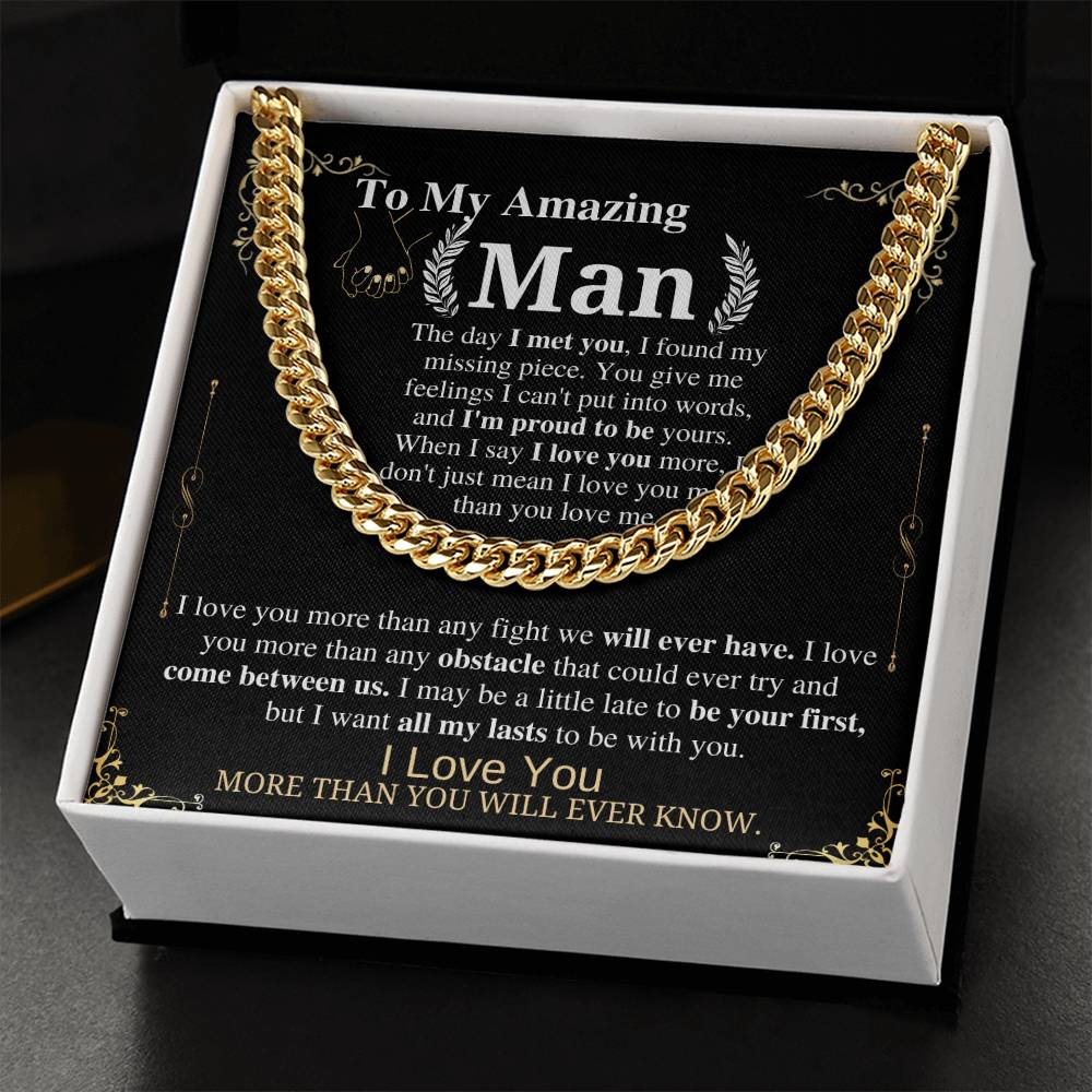 to my amazing man chain 2