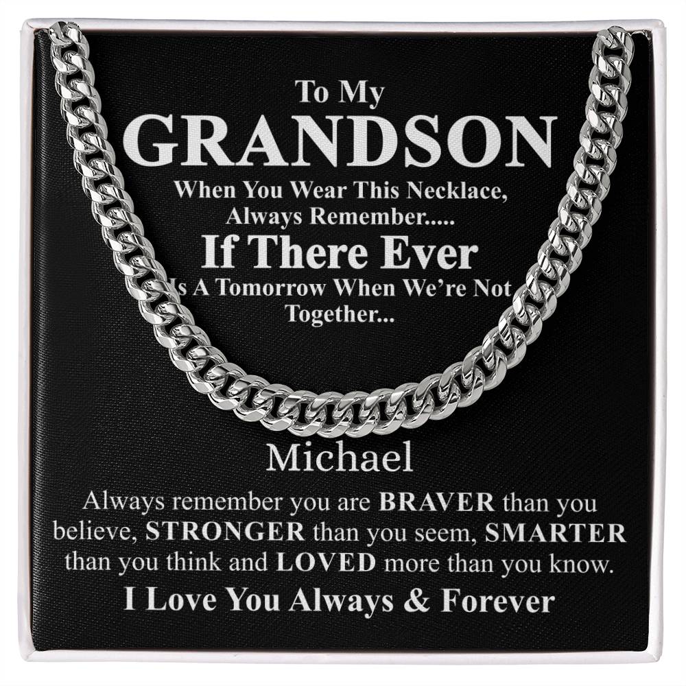 Son's Girlfriend's Gift Personalized, Necklace For Son's Girlfriend, Chrsitmas Gift For Sons Girlfriend From Boyfriends Mom and Dad Michael