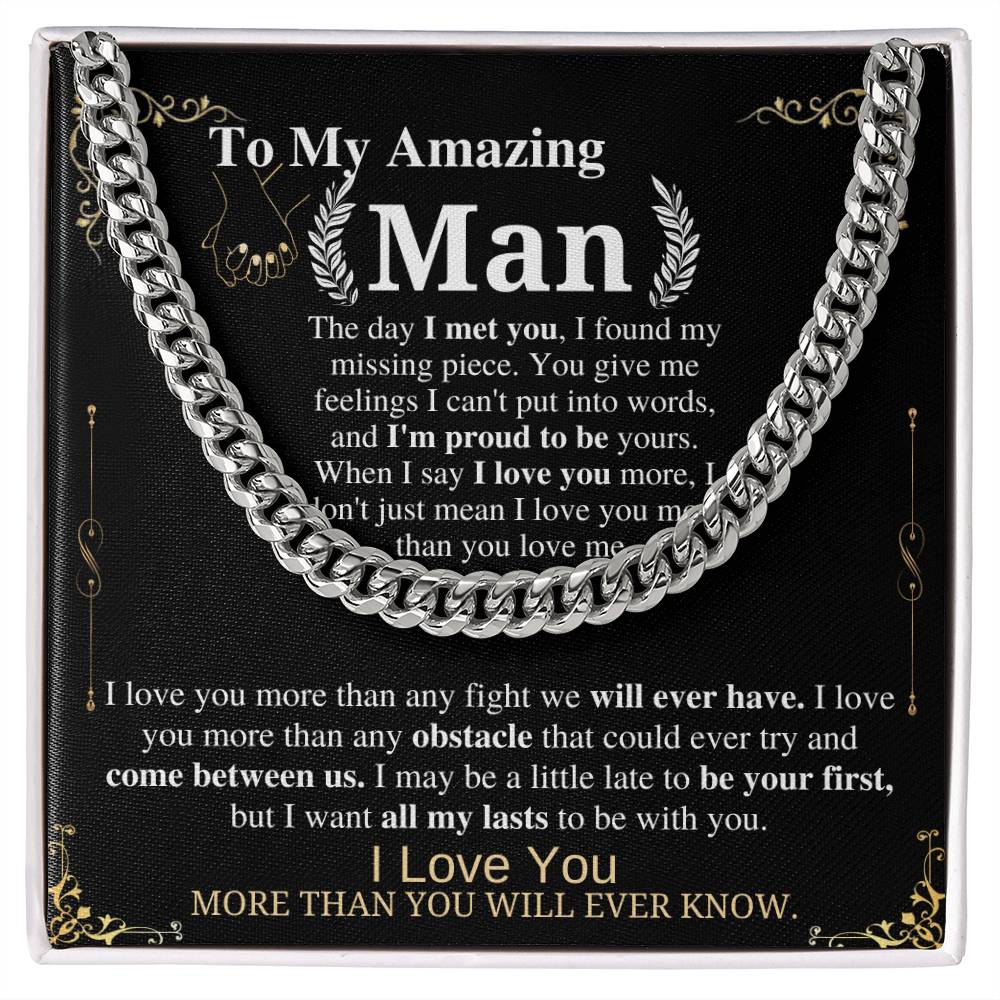 to my amazing man chain 2