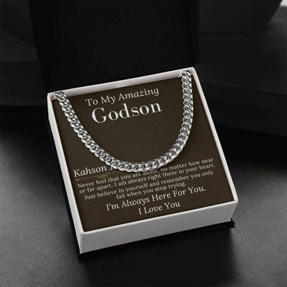 Godson Gifts From Godfather, Godson Christmas Gift, Godson Gift From Godmother, Baptism Gift, Confirmation Gift Godson Birthday Gift #0904 Kahson John