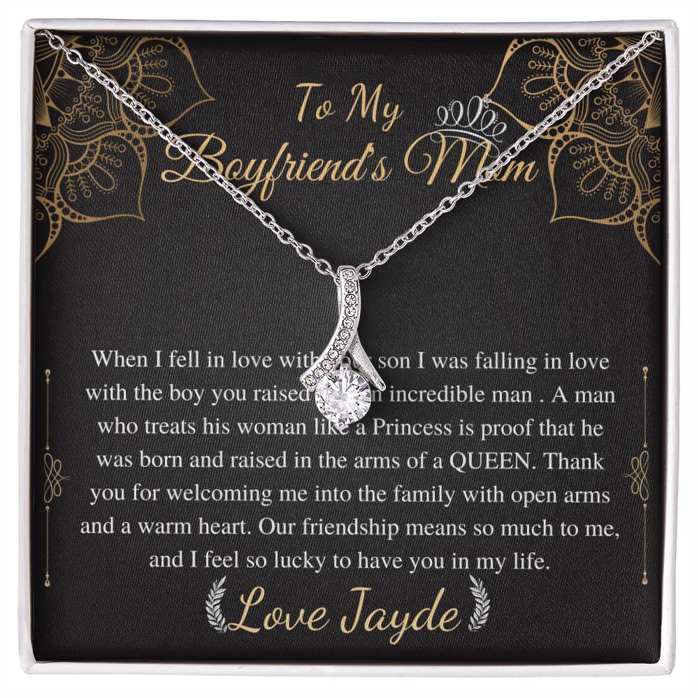 Gifts for Boyfriends Mom, Boyfriends Mom Birthday Gift, Boyfriends Mom Neckalce, Mothers Day Gift for Boyfriends Mom, Alluring Beauty #0421 Jayde