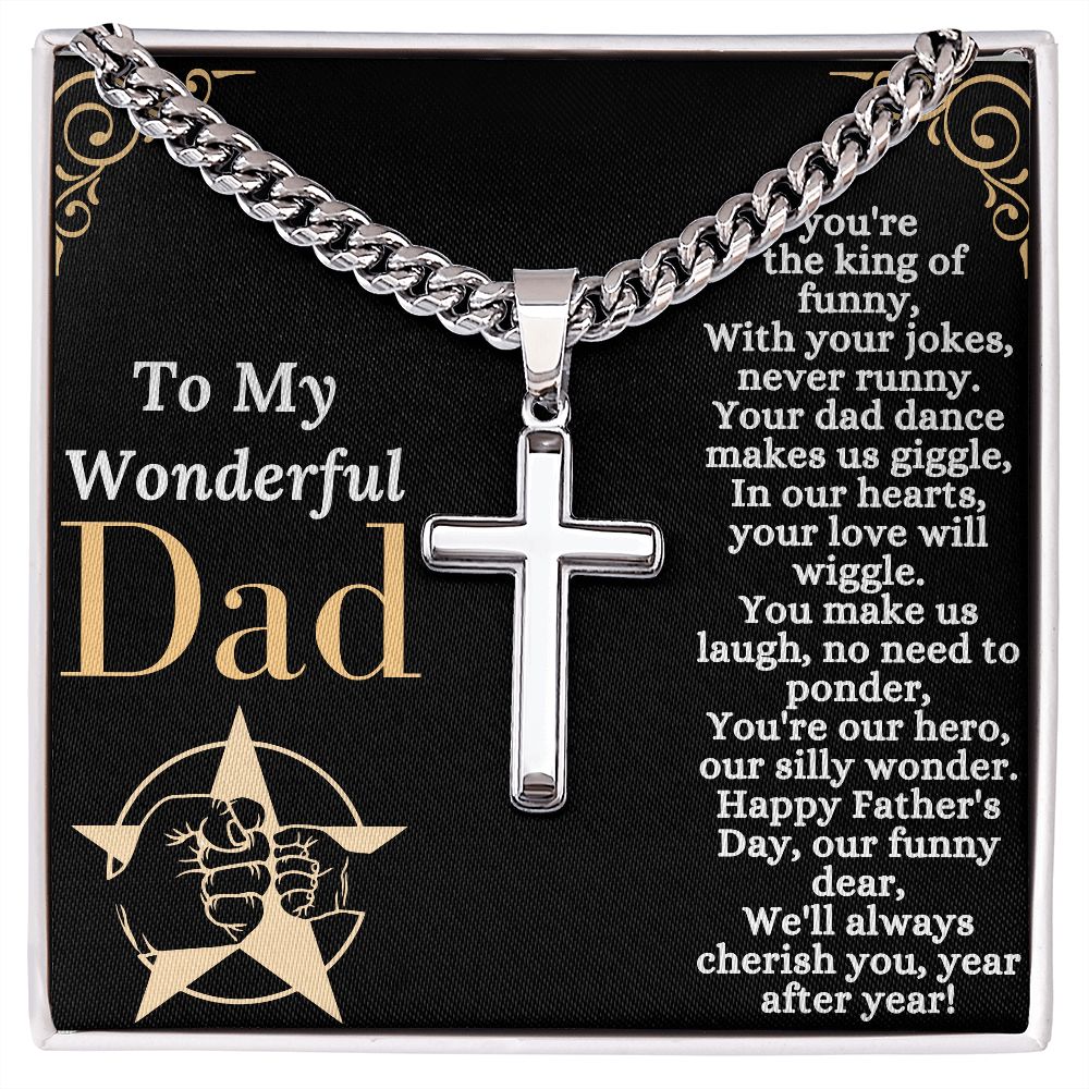 to my wonderful dad