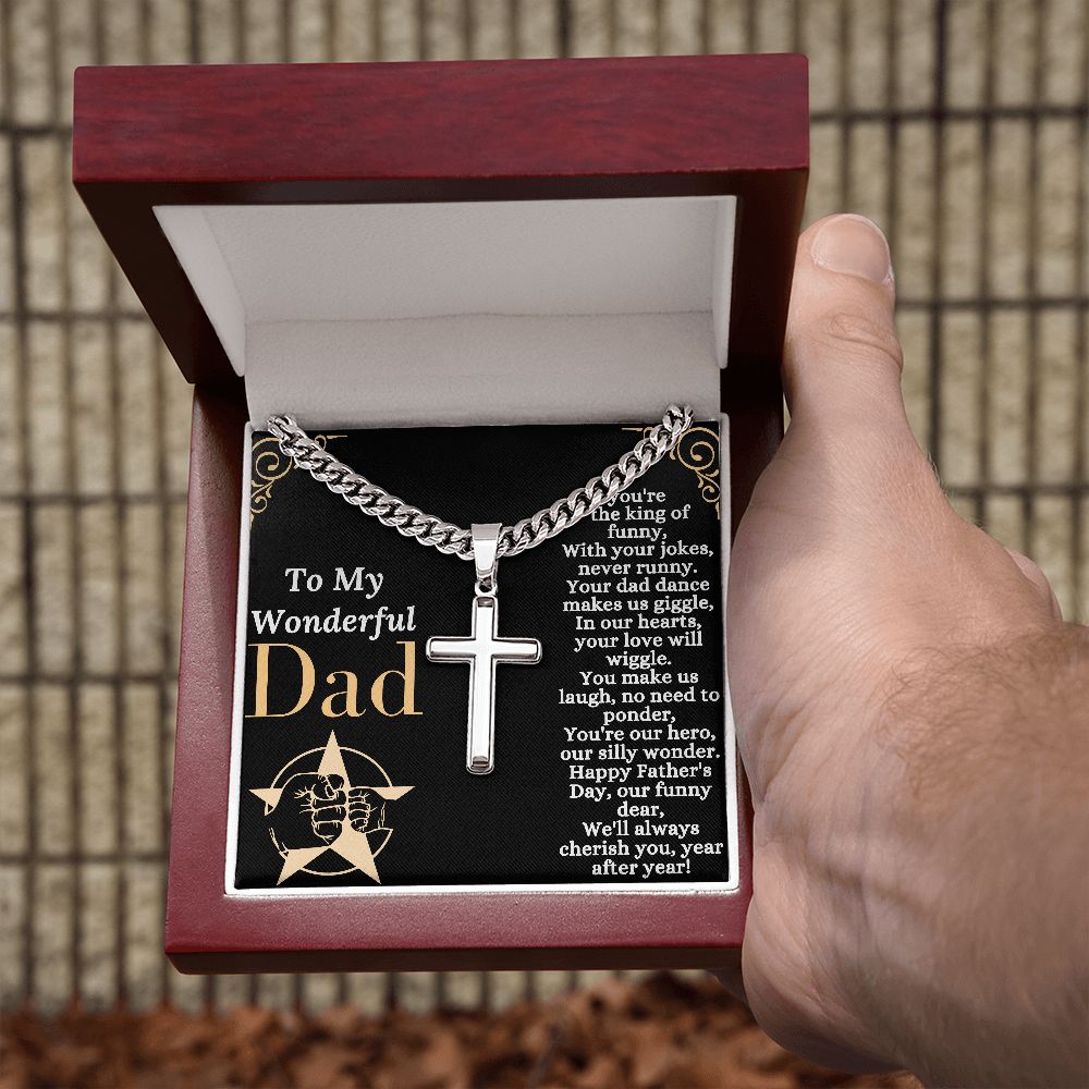 to my wonderful dad