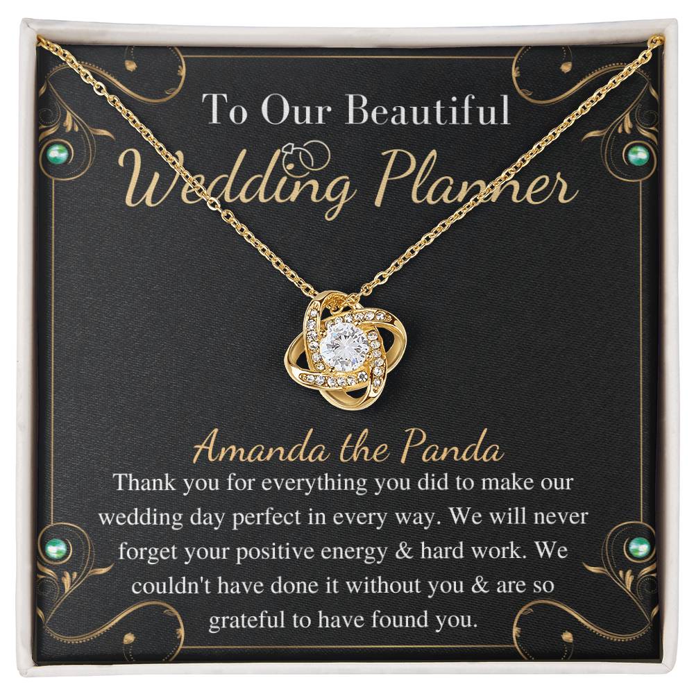 Gift for Wedding Planner | Wedding Planner Necklace | A Truly Amazing Wedding Planner Appreciation Gift, jewelry for wedding planner Amanda the Panda