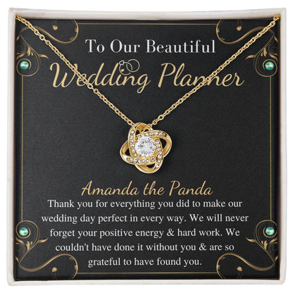 Gift for Wedding Planner | Wedding Planner Necklace | A Truly Amazing Wedding Planner Appreciation Gift, jewelry for wedding planner Amanda the Panda