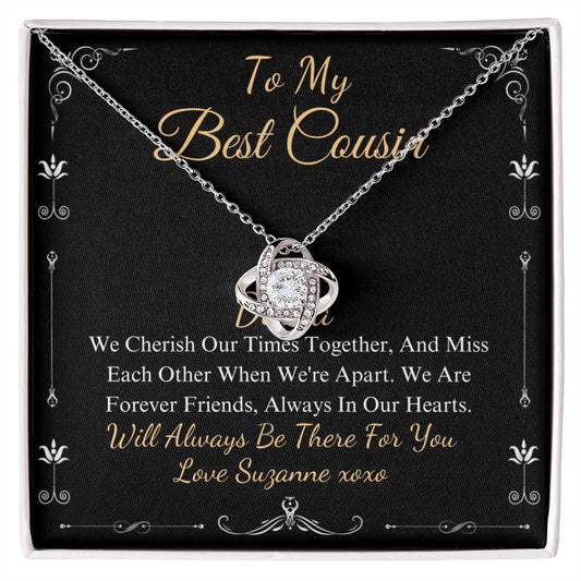 Personalized Wedding Gift for Cousin, Cousin Necklace Gift, Cousin Wedding Gift Ideas, Best Friend Cousin Birthday Gift, Mothers Day Gift Diana