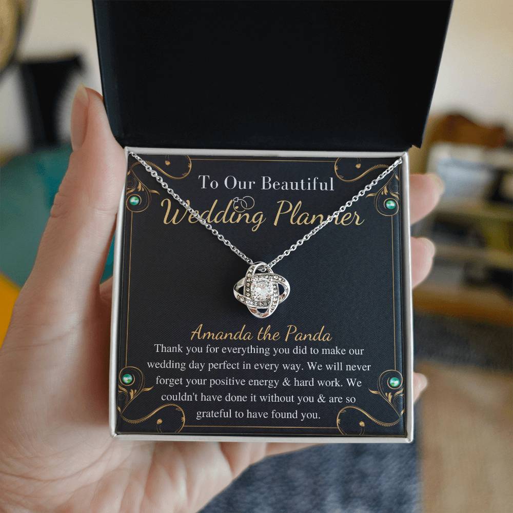 Gift for Wedding Planner | Wedding Planner Necklace | A Truly Amazing Wedding Planner Appreciation Gift, jewelry for wedding planner Amanda the Panda