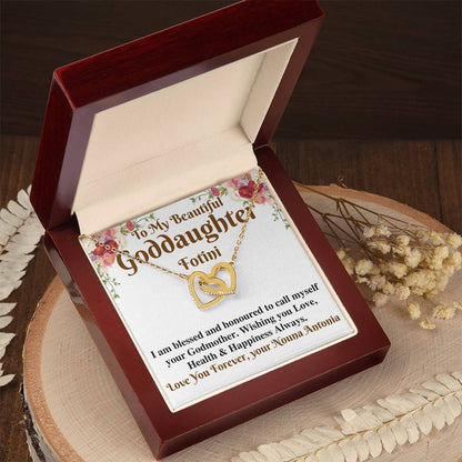 Goddaughter Wedding Day Gift From Godmother, To My Beautiful Goddaughter Gift, Goddaughter Necklace on Her Wedding, Godmother Of the Bride Fotini