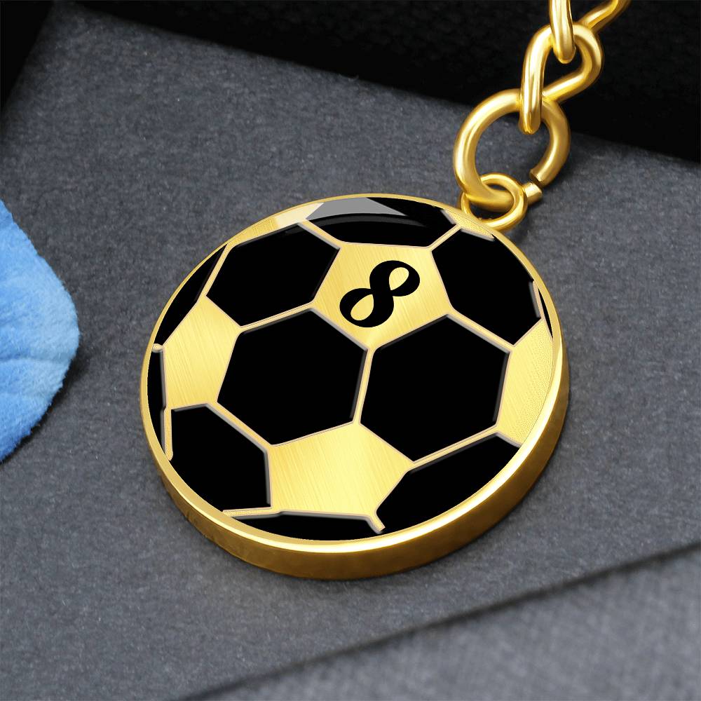 Soccer Keychain With Number, Soccer Lover Gift, Soccer Gift For Girls, For Boys, Personalized Soccer Keychain, Valentine's Day Gift Keychain 8