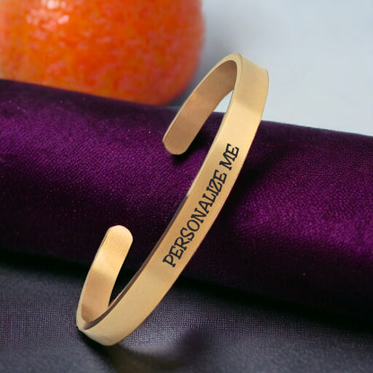 Personalized Cuff Bangle - 30% OFF